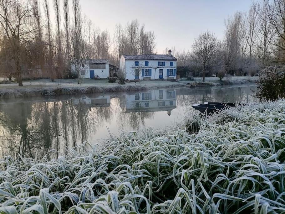 Le Logis Du Heron Coulon Buitenkant foto